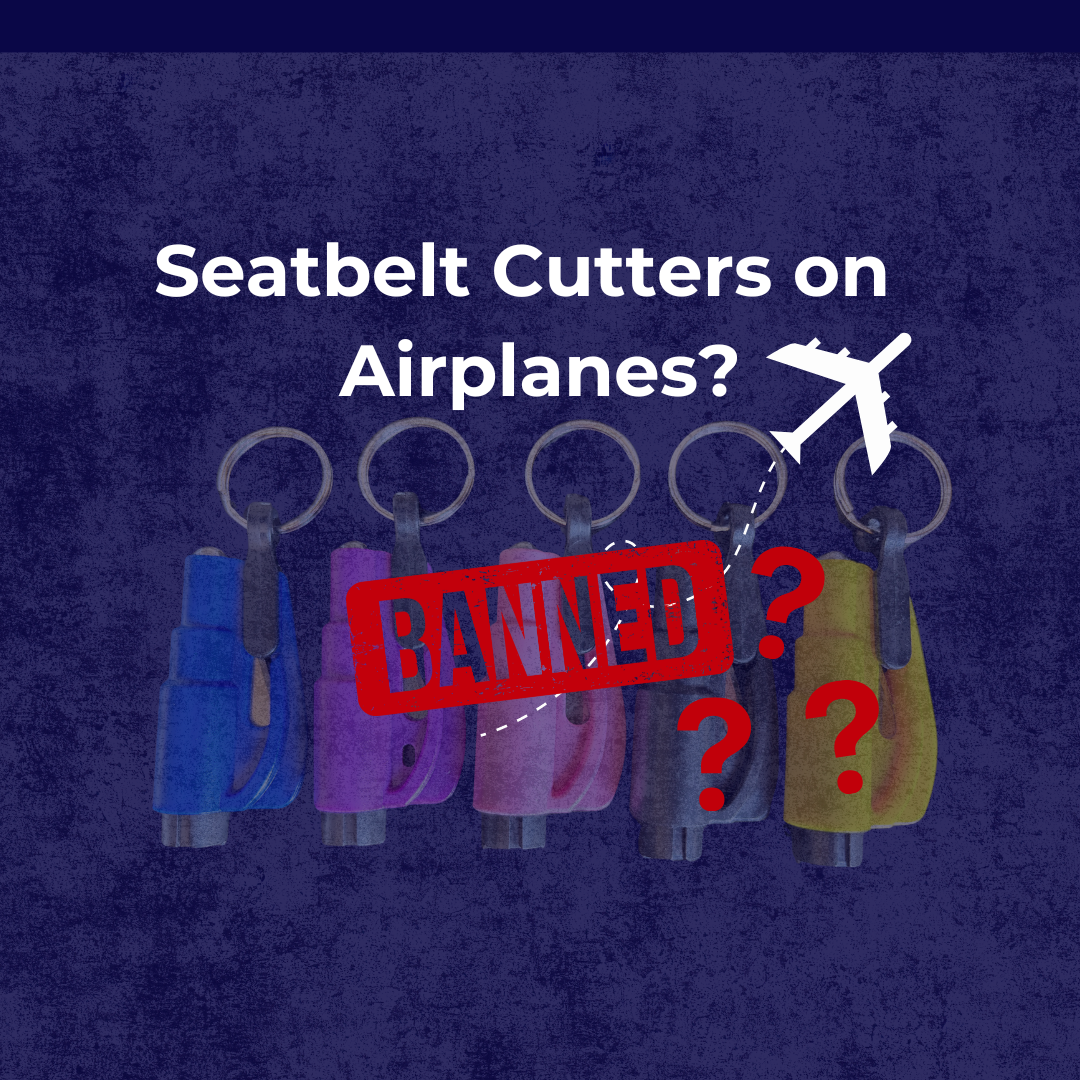 Seatbelt cutter on planes？